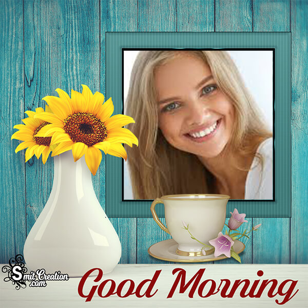 Good Morning Flower Pot Frame