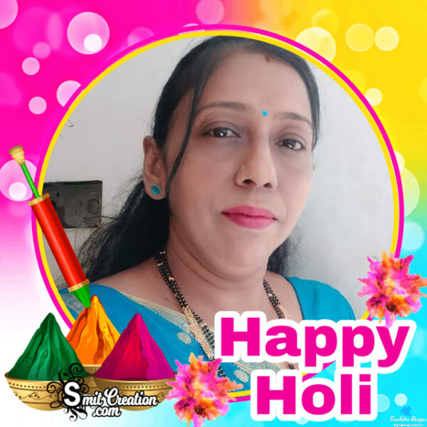 Happy Holi Photo Frame