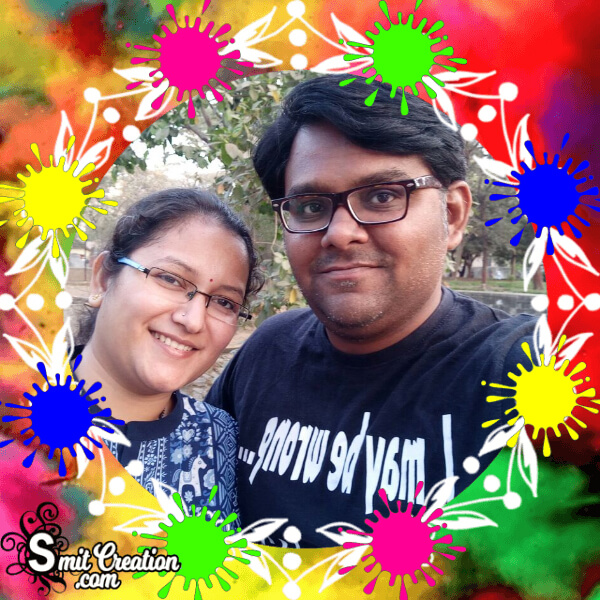 Holi Photo Frame