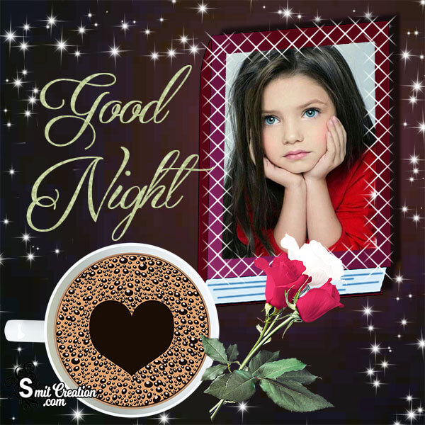 Good Night Coffee Photo Frame