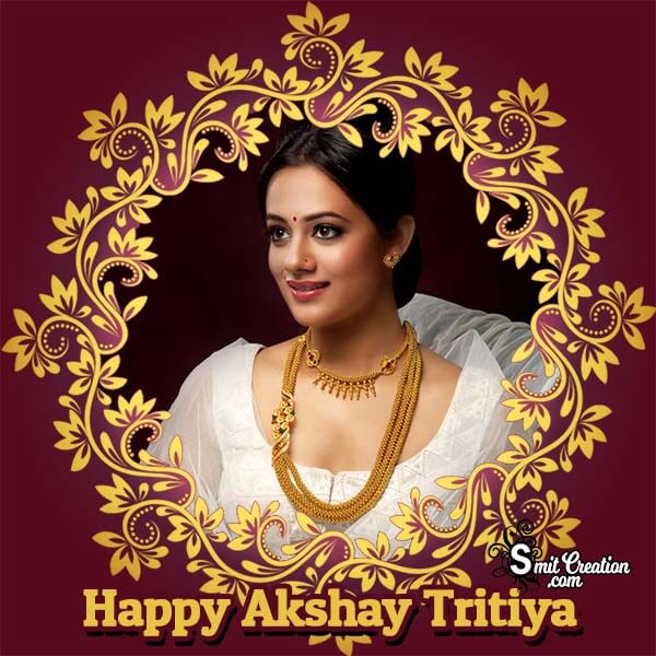 Akshay Tritiya Floral Frame