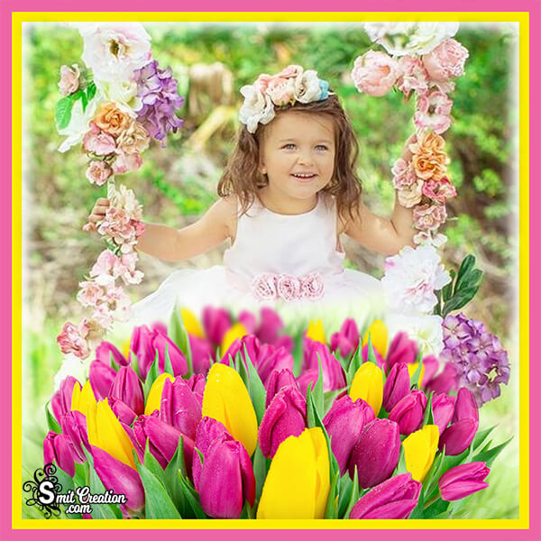 Tulip Flowers Photo Frame