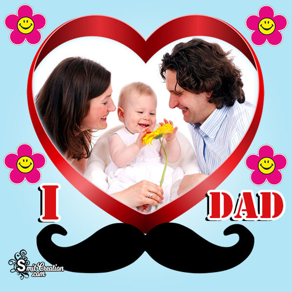 I Love Dad Photo Frame