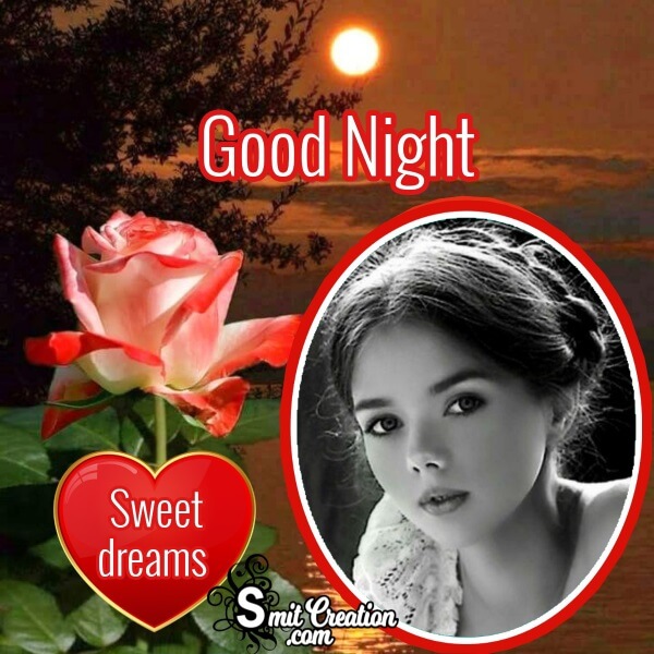 Good Night Rose Photo Frame