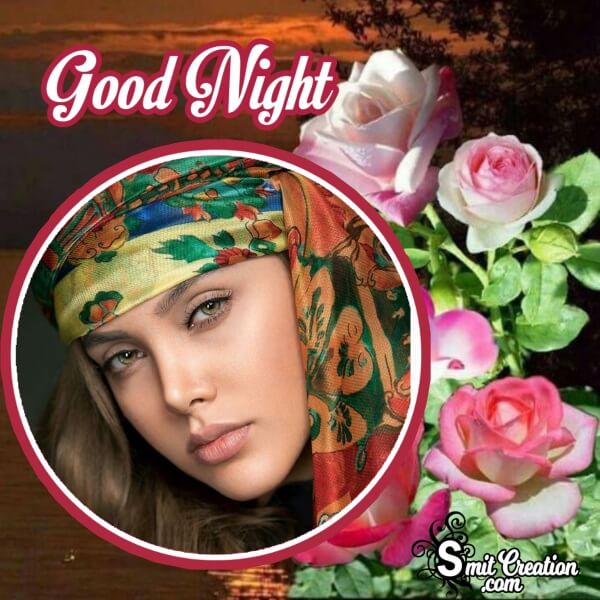 Good Night Roses Photo Frame