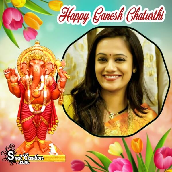 Happy Ganesh Chaturthi Photo Frame