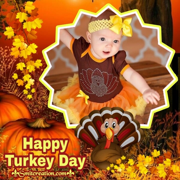 Happy Turkey Day Photo Frame