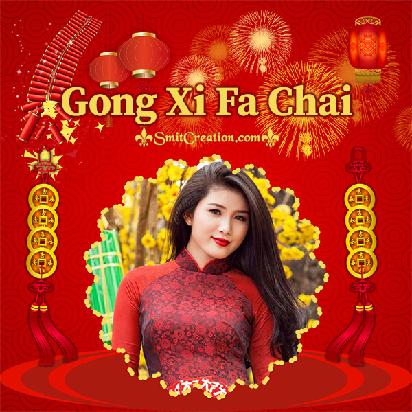 Gong Xi Fa Chai Photo Frame