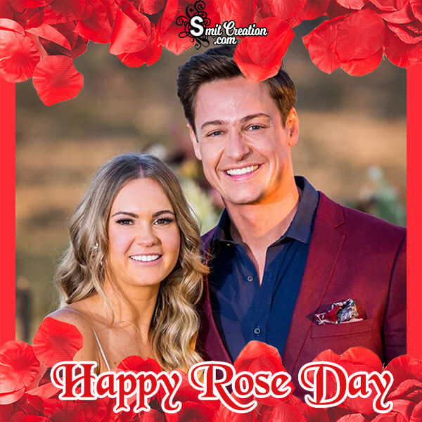 Rose Day Red Photo Frame