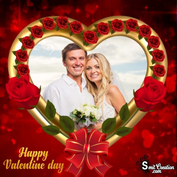 Valentine Day Beautiful Heart Photo Frame