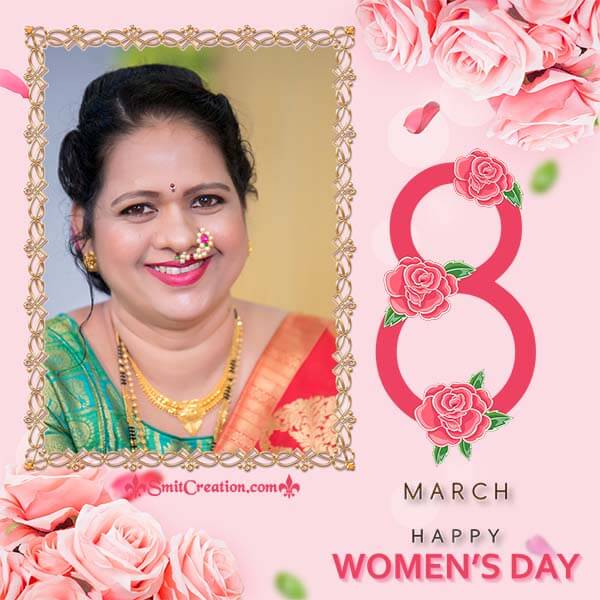 8th March Happy Womens Day Photo Frame