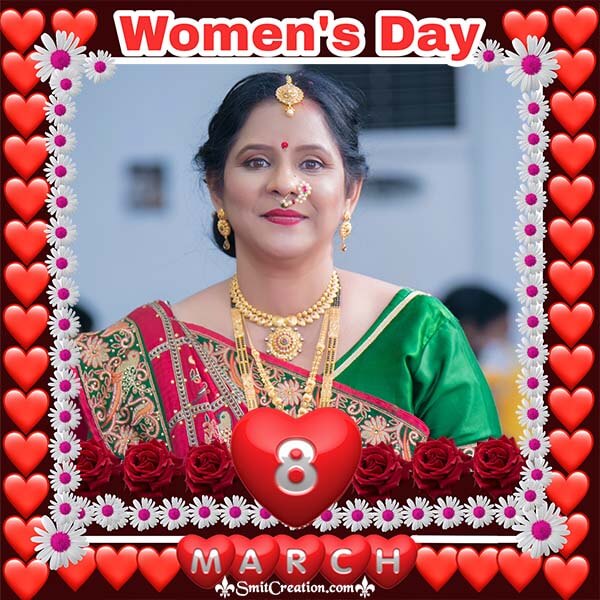 8th March Womens Day Photo Frame