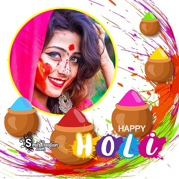 Holi Rang Panchami Photo Frame