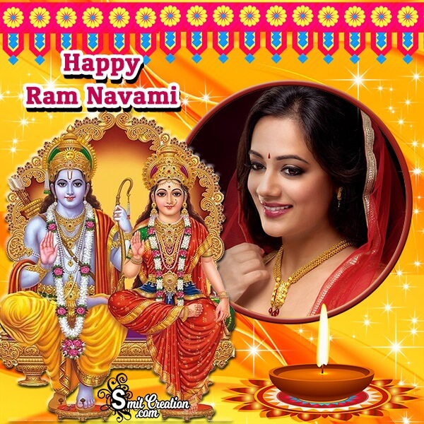 Beautiful Ram Navami Photo Frame