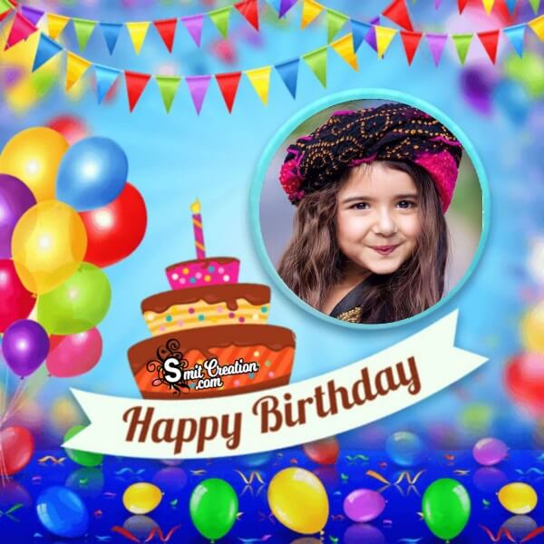 Happy Birthday Decoration Photo Frame