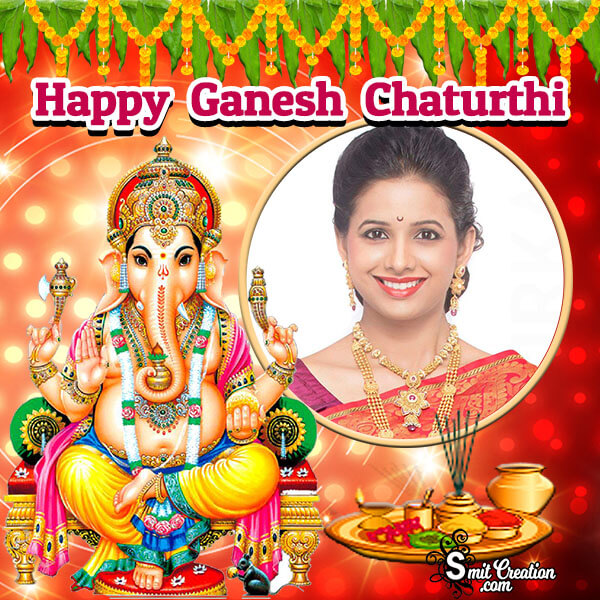 Happy Ganesh Chaturthi Photo Frame
