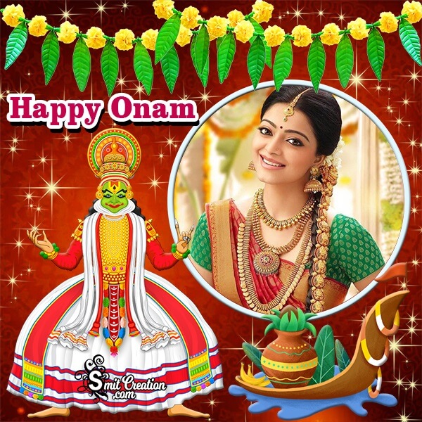 Happy Onam Decorative Photo Frame