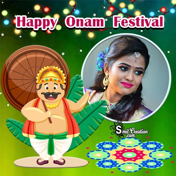 Happy Onam Festival Photo Frame