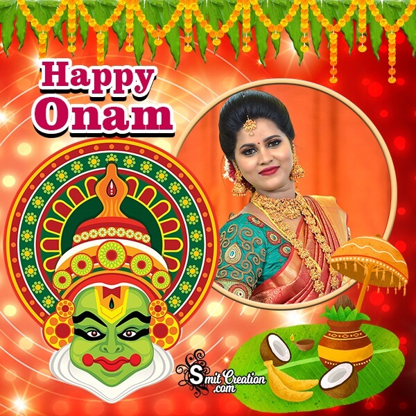 Happy Onam Photo Frame