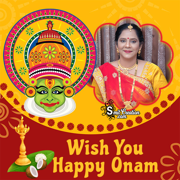 Wish You Happy Onam Photo Frame