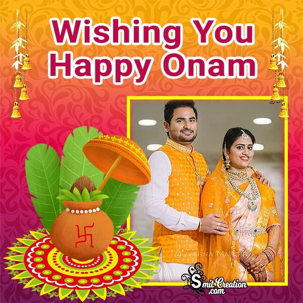 Wishing You Happy Onam Photo Frame