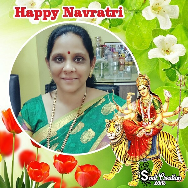 Navratri Greenary Photo Frame