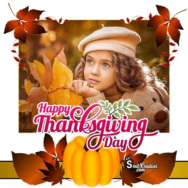 Happy Thanksgiving Day Photo Frame