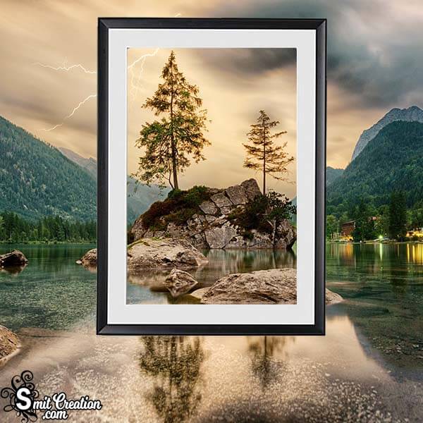 Lake Nature Photo Frame