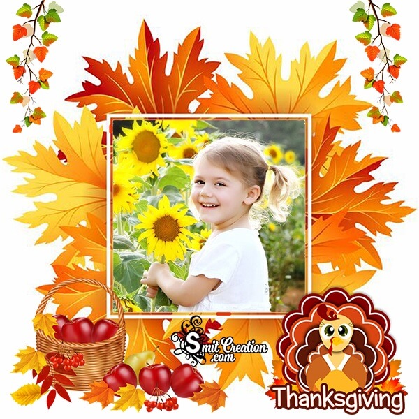 Thanksgiving Turkey Photo Frame