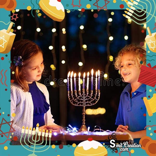 Hanukkah Festival Photo Frame