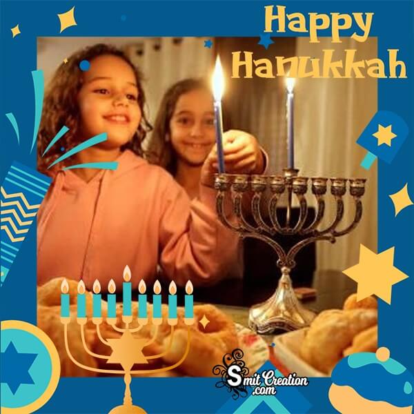 Happy Hanukkah Photo Frame