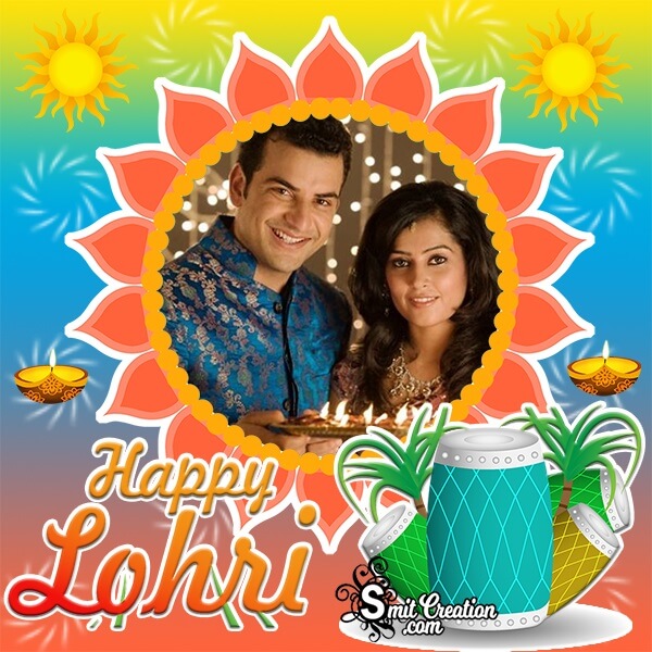 Happy Lohri Photo Frame