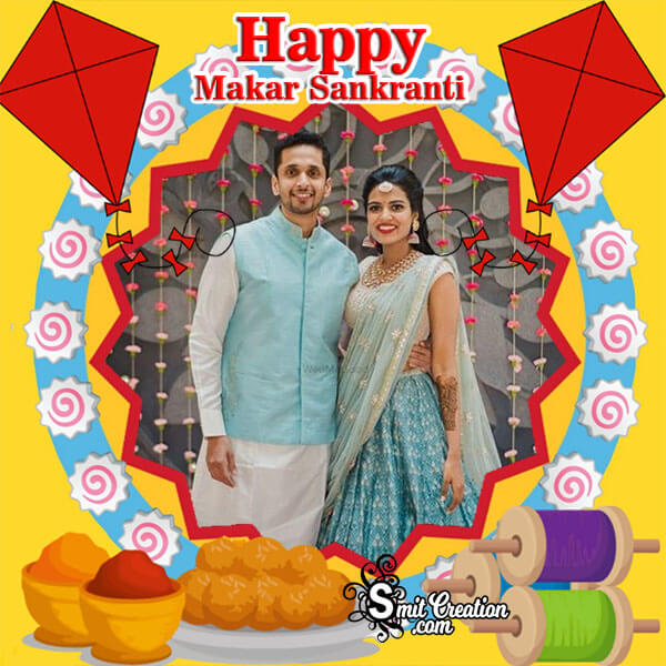 Happy Makar Sankranti Festival Photo Frame