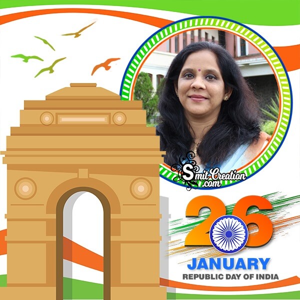 India Gate Republic Day Photo Frame