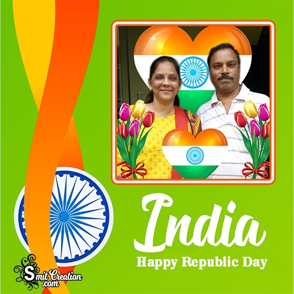 India Happy Republic Day Photo Frame