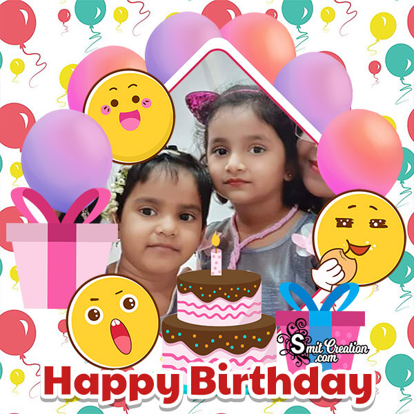 Emoji Birthday Photo Frame