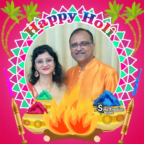 Holi Celebration Photo Frame