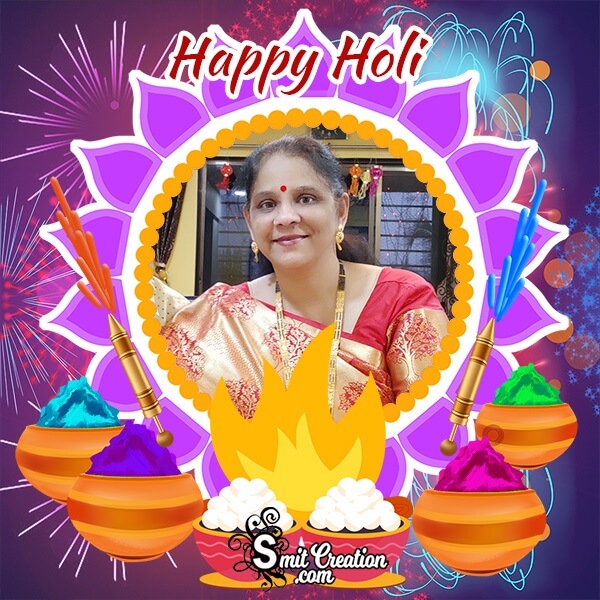 Holi Festival Photo Frame