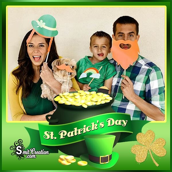 St Patricks Day Family Photo Frame