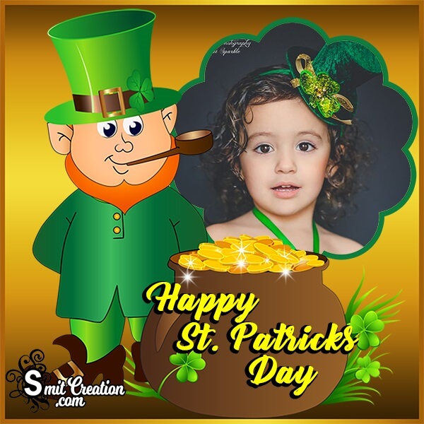 St Patricks Day Gold Pot Photo Frame