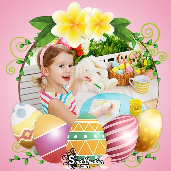 Easter Egg Decoration Photo Frame