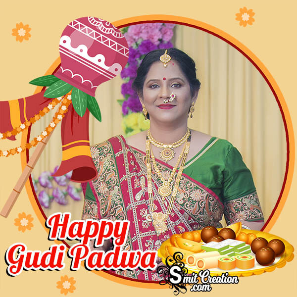 Happy Gudi Padwa Festival Photo Frame