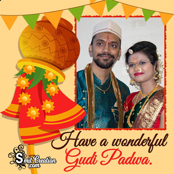 Wonderful Gudi Padwa Photo Frame