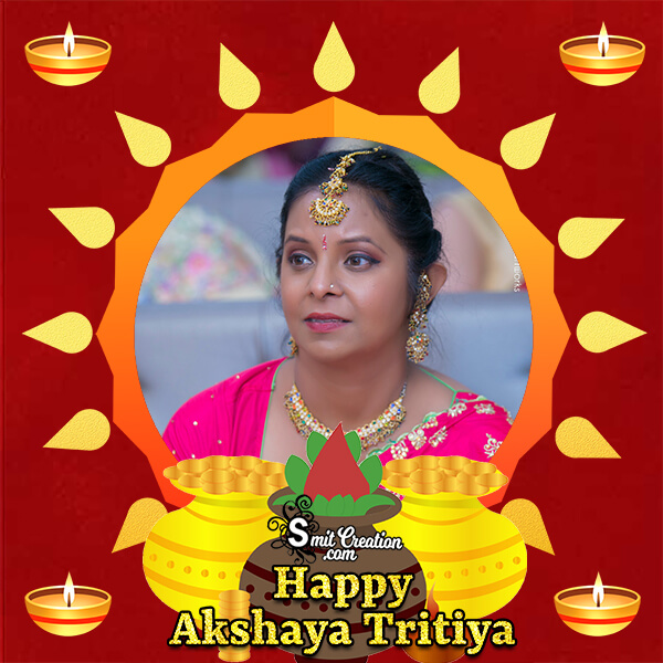 Akshay Tritiya Gold Pots Photo Frame