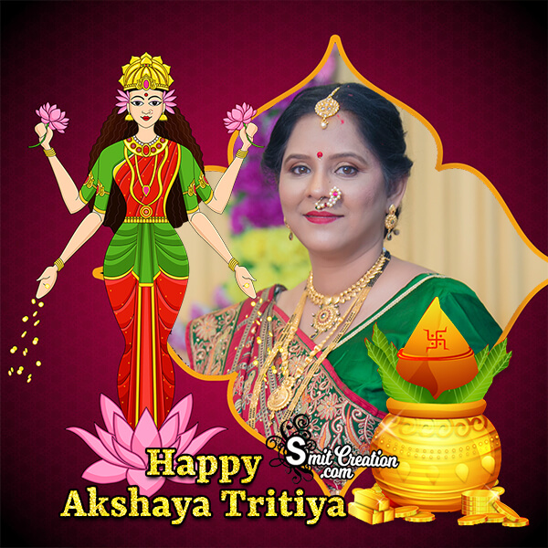 Akshay Tritiya Laxmi Photo Frame