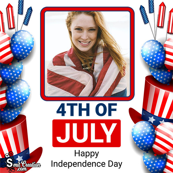 4th Of July Happy Independence Day Photo Frame