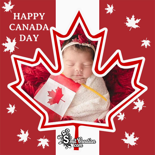 Canada Day Mapel Leaf Photo Frame