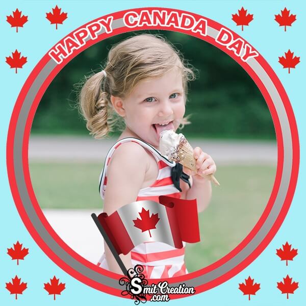 Happy Canada Day Photo Frame