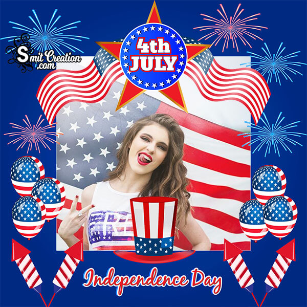 4th July Independence Day Photo Frame