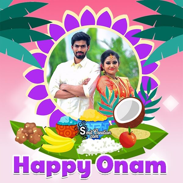 Happy Onam Celebration Photo Frame